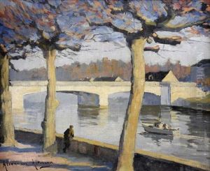 Paysage Au Canal by Alexandre Altmann