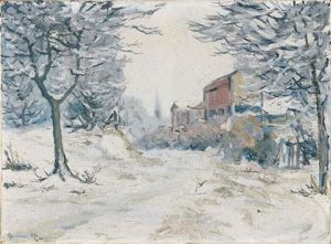 Maisons Sous La Neige by Alexandre Altmann