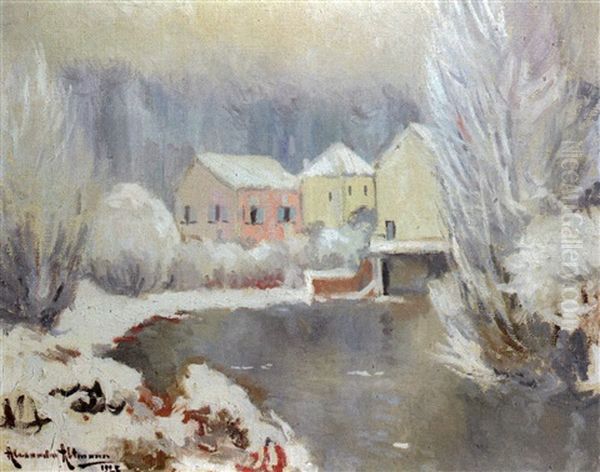 La Riviere Sous La Neige - view 1