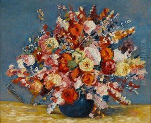 Bouquet Of Brilliant Colored Flowers Bouquet Of Brilliant Colored Flowers