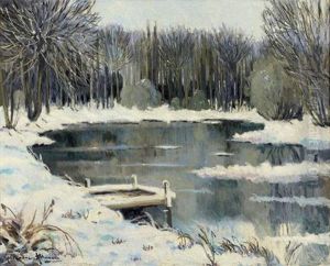 Paysage De Neige by Alexandre Altmann