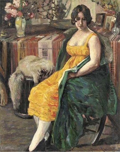 Portrait Of A Seated Lady - view 1