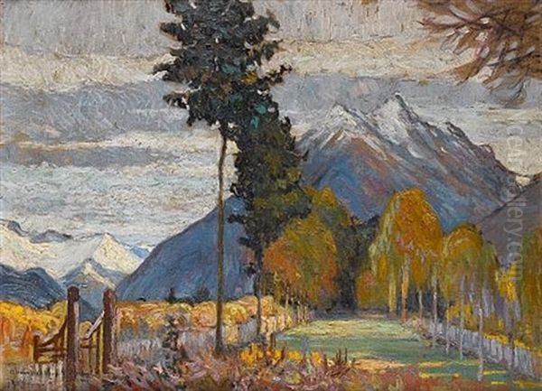 The Avenue And The Mountain - view 1