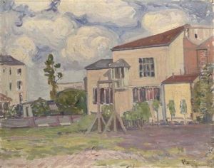 A Farmstead In Spring
