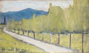 Route Bordee D'arbres by Alexandre Altmann
