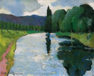 Lac Dans La Foret by Alexandre Altmann