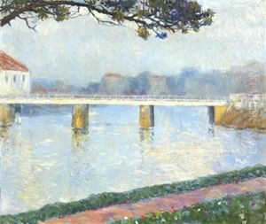 Landscape With Bridge by Alexandre Altmann