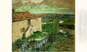 Paysage De Saint-jean-de-luz (maisons) by Alexandre Altmann