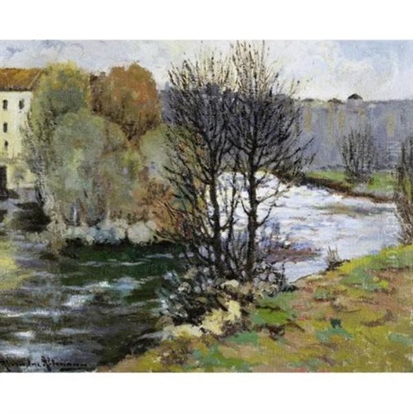 Mill Along The River - view 1