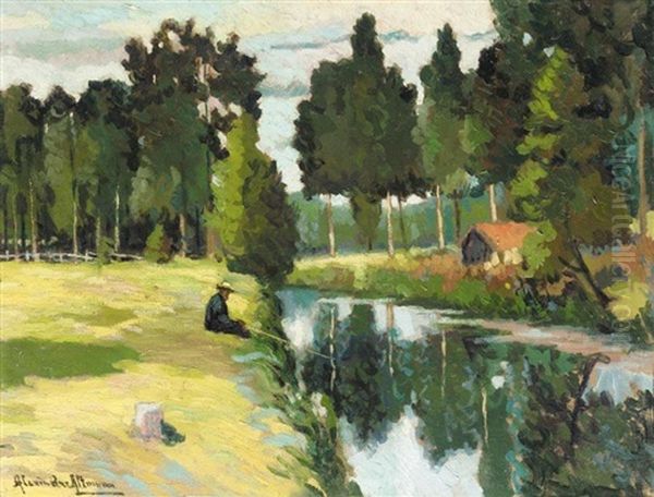 Fishing On The River - view 1