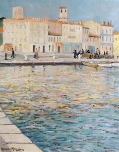 The Harbour Of Saint Tropez by Alexandre Altmann