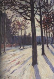 Trees In Snow by Alexandre Altmann