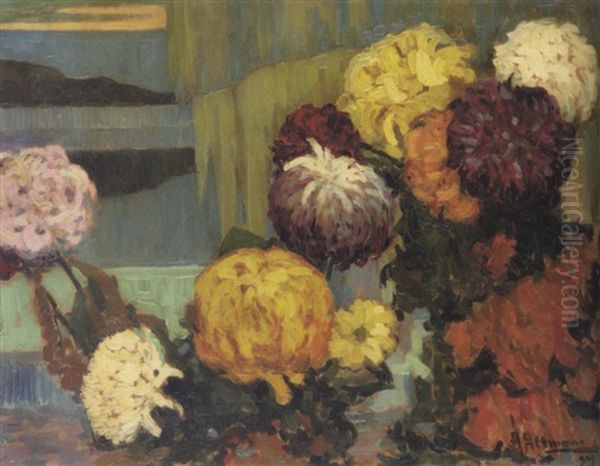 Composition With Flowers By A Window - view 1