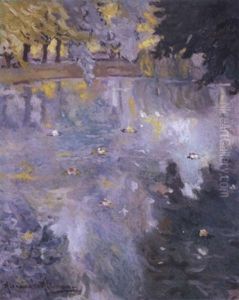 Landscape By The Water's Edge by Alexandre Altmann