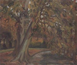 Arbres Sur Le Lac by Alexandre Altmann