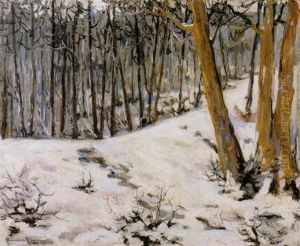 Sous-bois Enneige by Alexandre Altmann