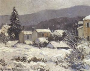 Paysage De Neige by Alexandre Altmann
