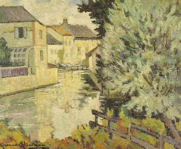 Houses On The River Bank - view 1