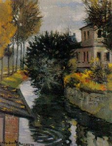 Maison Au Bord De La Riviere by Alexandre Altmann