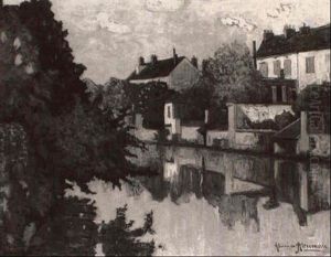 View Of Moret Sur Loing by Alexandre Altmann
