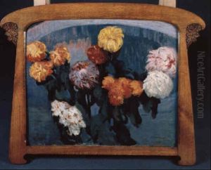 Bouquet De Dahlias by Alexandre Altmann