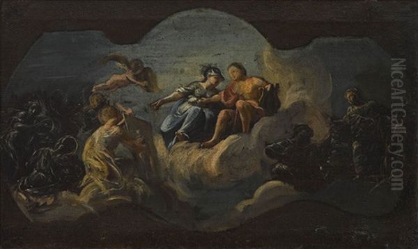 Minerva Empfiehlt Apoll Die Sieben Freien Kunste - view 1