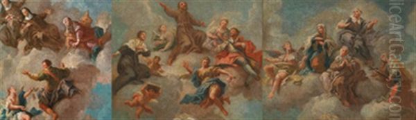 Figuren Fur Deckenfresken (+ 2 Others; 3 Studies) - view 1
