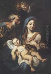 The Holy Family by Martino Altomonte