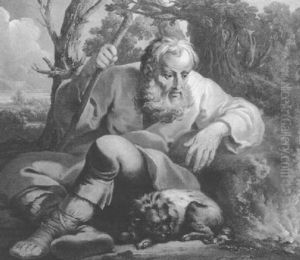 Allegorie Des Winters by Martino Altomonte