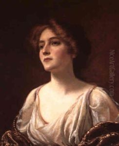 Portrait Of A Woman With Red Hair