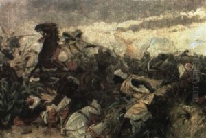 Episidio De La Guerra De Africa by Cesar Alvarez Dumont