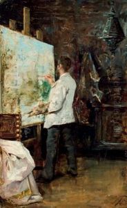 El Pintor En Su Estudio