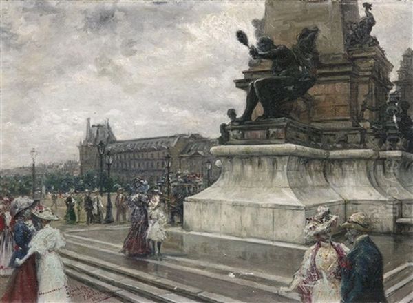 Paris, Place Gambetta - view 1