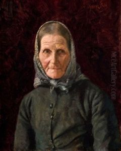 Retrato De Campesina by Ventura Alvarez Sala