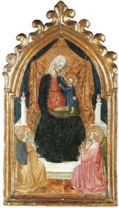 The Madonna And Child With Two Angels