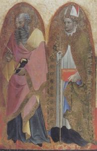 Saints John The Evangelist And Augustine (?) Saints John The Evangelist And Augustine (?)
