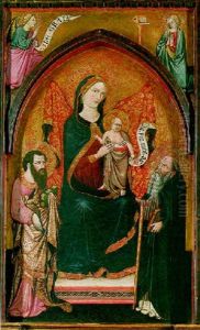 The Madonna And Child Enthroned With Saint Bartholomew And Saint Anthony Abbot The Madonna And Child Enthroned With Saint Bartholomew And Saint Anthony Abbot