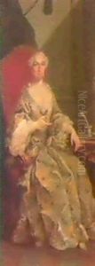 A) Ritratto Di Gentildonna; B) Ritratto Di Gentiluomo by Carlo Amalfi