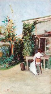 Lectura In Gradina by Theodor Aman
