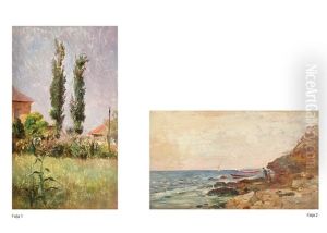 Zi De Vara La Fieni / Barci La Malul Marii Zi De Vara La Fieni / Barci La Malul Marii