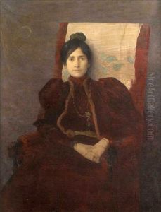 Portrait De Madame Dampt, Nee Diane De Cid Y Garcia Portrait De Madame Dampt, Nee Diane De Cid Y Garcia