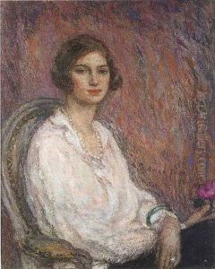 Jeune Femme Au Bracelet Et A La Violette Jeune Femme Au Bracelet Et A La Violette