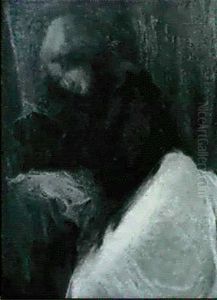 Idle Moment by Edmond-Francois Aman-Jean