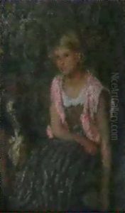 Jeune Fille Et Son Chien