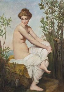 La Baigneuse by Eugene Emmanuel Amaury-Duval (Pineu)