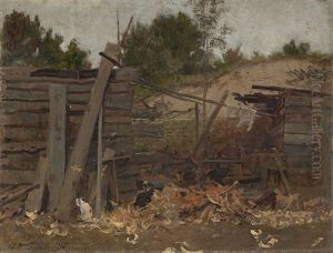 Alter Hofwinkel by Wilhelm Amberg