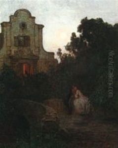 Romantic Scenery by Wilhelm Amberg