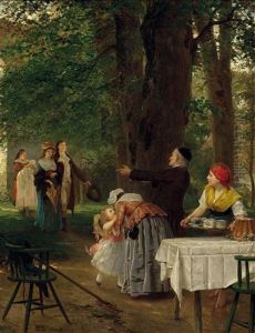 Ein Herzlicher Empfang by Wilhelm Amberg
