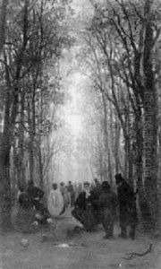 Parkallee Im Tiergarten by Wilhelm Amberg