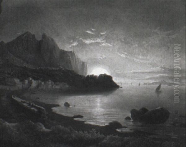 Harbour View At Sunset, Capri - view 1
